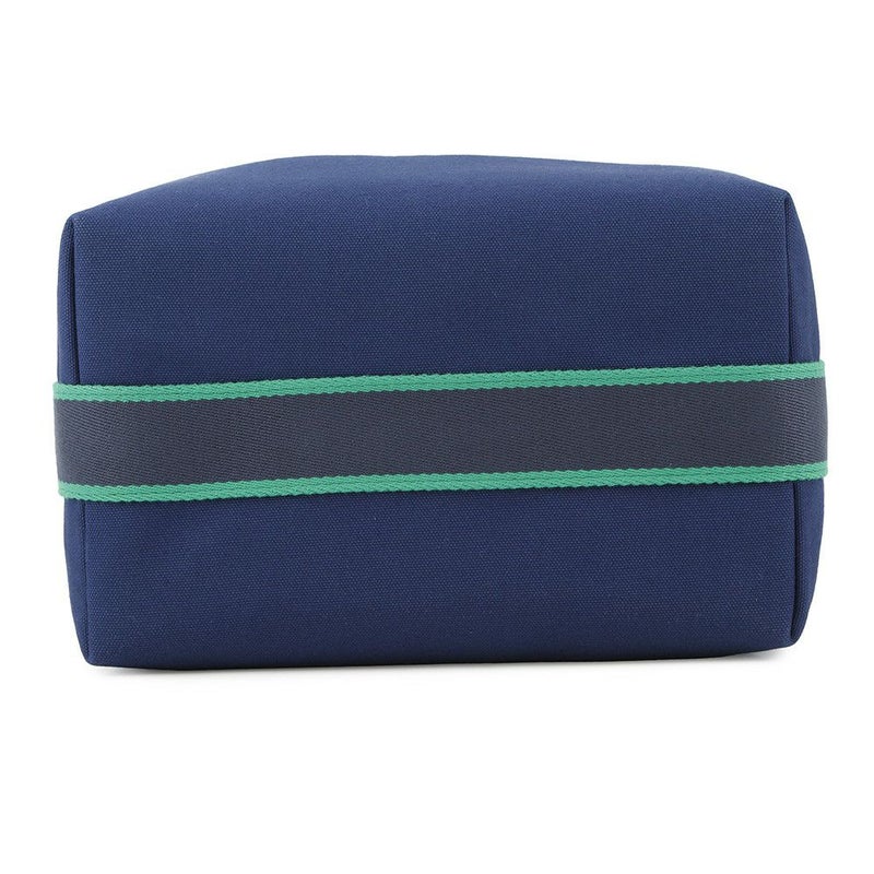 エルメス ポーチ ブリッド・ア・ブラックGM ネイビー/シルバー金具 キャンバス HERMES バッグ 小物入れ