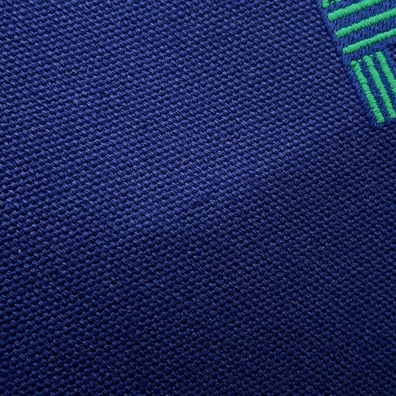 エルメス ポーチ ブリッド・ア・ブラックGM ネイビー/シルバー金具 キャンバス HERMES バッグ 小物入れ