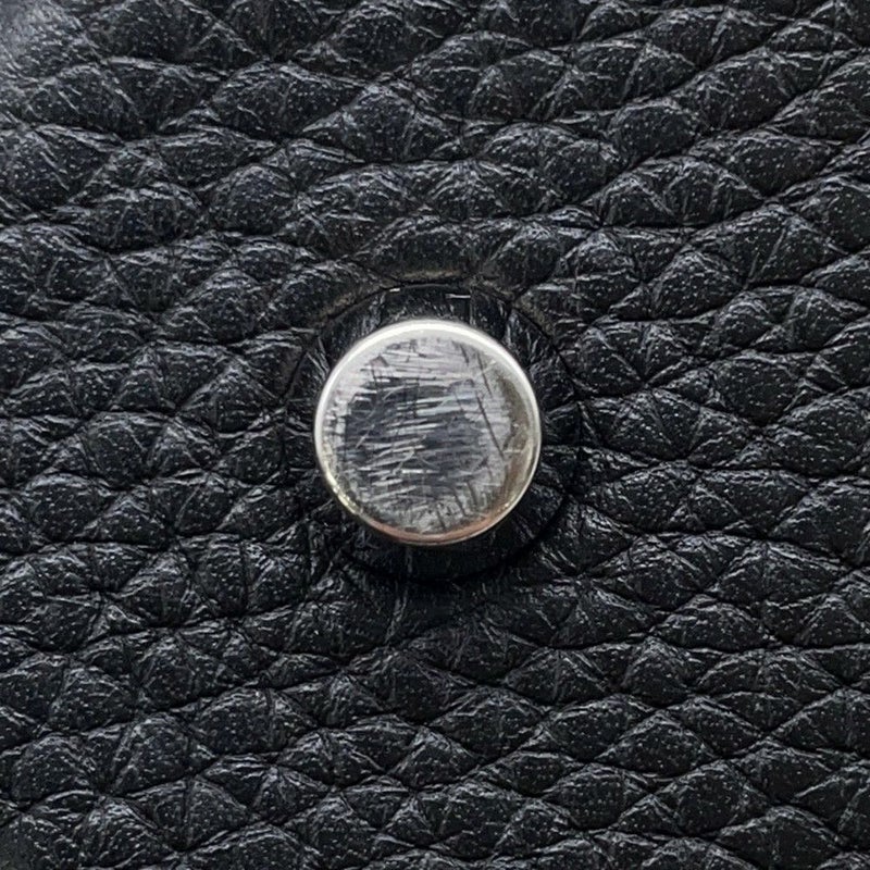 エルメス ハンドバッグ ピコタンロックMM ブラック/シルバー金具 トリヨンクレマンス Y刻印 黒