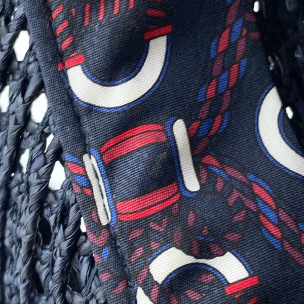 エルメス キャスケット ガラテ ラフィア サイズ58 HERMES 帽子