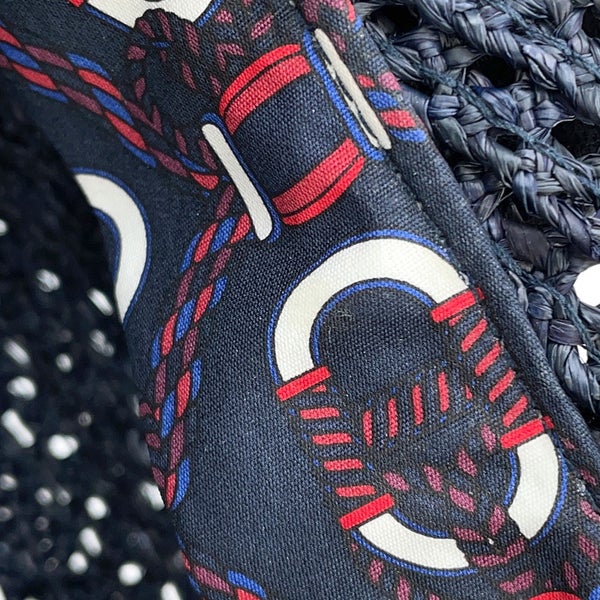 エルメス キャスケット ガラテ ラフィア サイズ58 HERMES 帽子