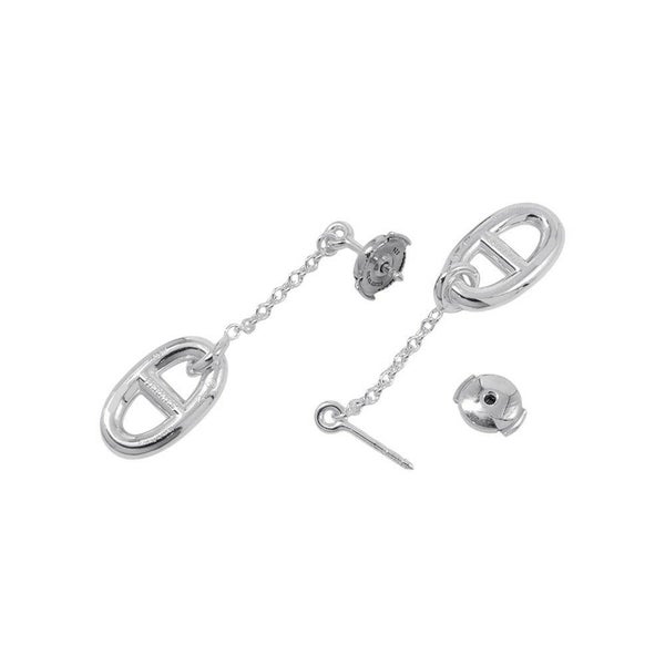 エルメス ピアス シェーヌダンクル ファランドール SV925シルバー HERMES ジュエリー アクセサリー