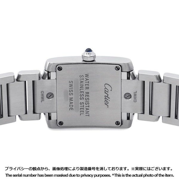 カルティエ タンクフランセーズ SM WE110006 Cartier 腕時計 白文字盤 11PD クォーツ