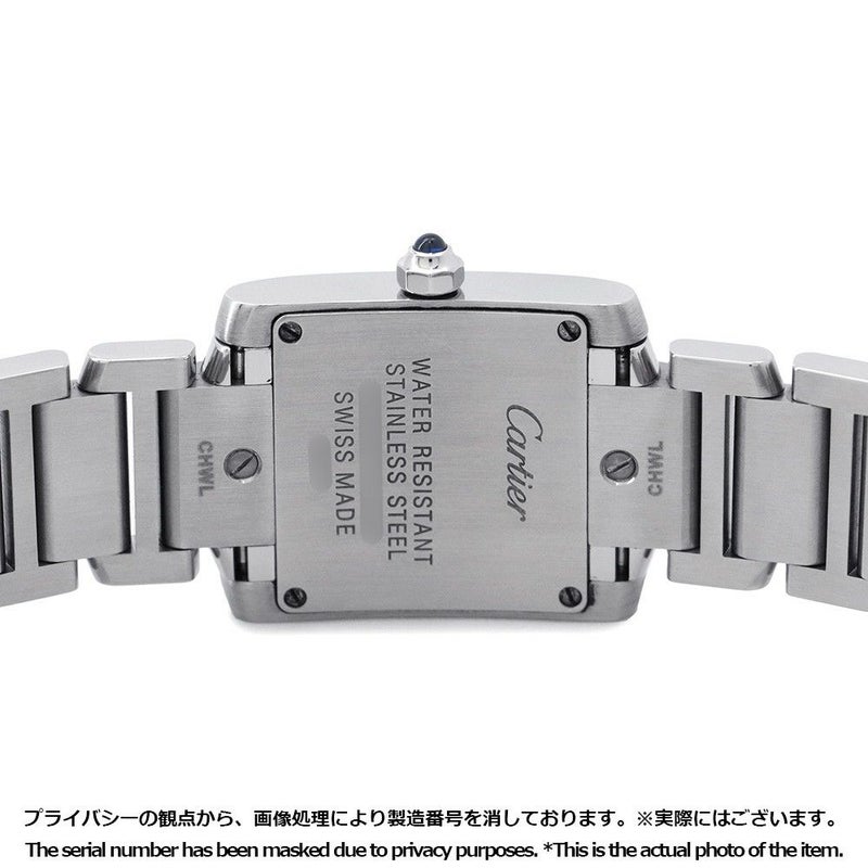 カルティエ タンクフランセーズ SM WE110006 Cartier 腕時計 白文字盤 11PD クォーツ