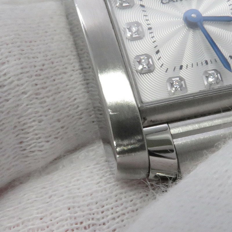 カルティエ タンクフランセーズ SM WE110006 Cartier 腕時計 白文字盤 11PD クォーツ