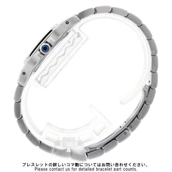 カルティエ サントスガルベ SM W20017D6 Cartier 腕時計 白文字盤 クォーツ