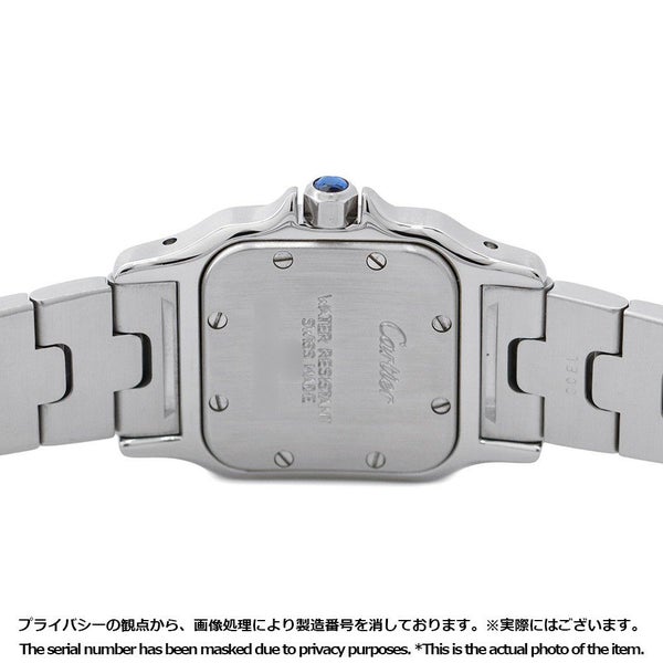 カルティエ サントスガルベ SM W20017D6 Cartier 腕時計 白文字盤 クォーツ