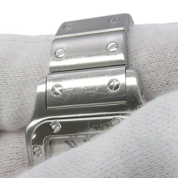 カルティエ サントスガルベ SM W20017D6 Cartier 腕時計 白文字盤 クォーツ