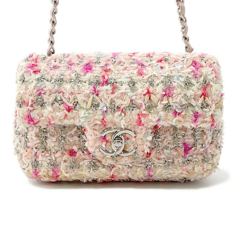 シャネル チェーンショルダーバッグ ココマーク ツイード A69900 CHANEL ミニ フラップ