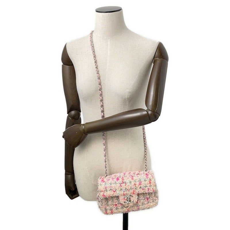 シャネル チェーンショルダーバッグ ココマーク ツイード A69900 CHANEL ミニ フラップ