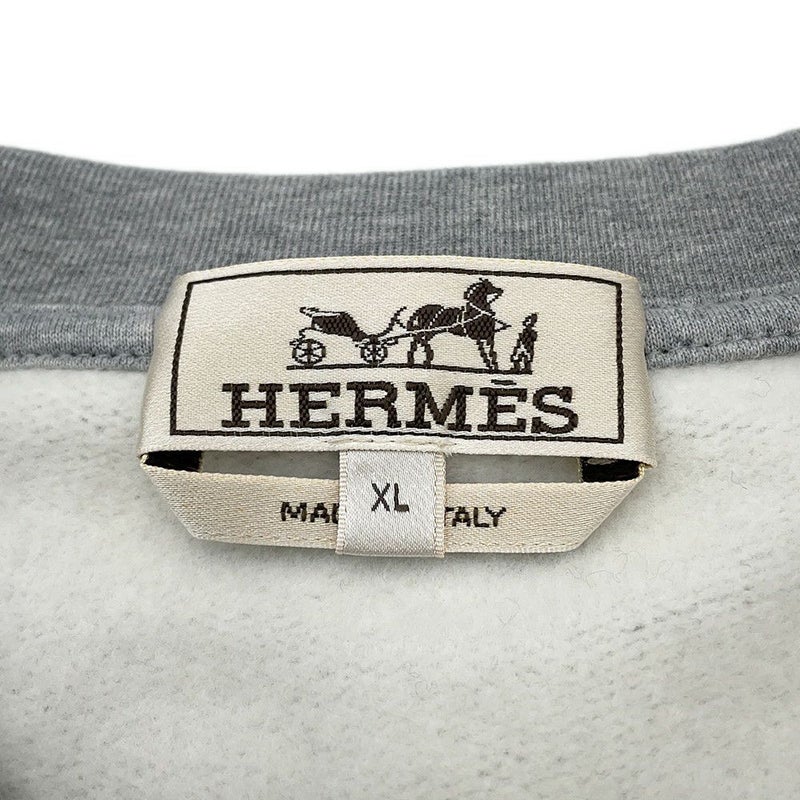 エルメスＴシャツ カプセル スポーツ 裏起毛 コットン メンズサイズXL HERMES アパレル