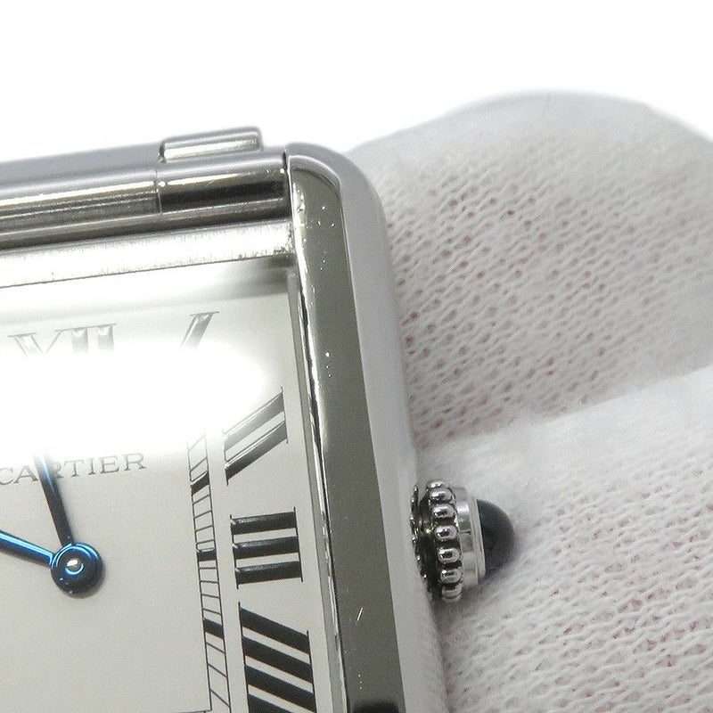 カルティエ タンクソロ SM W5200013 Cartier 腕時計 シルバー文字盤 クォーツ