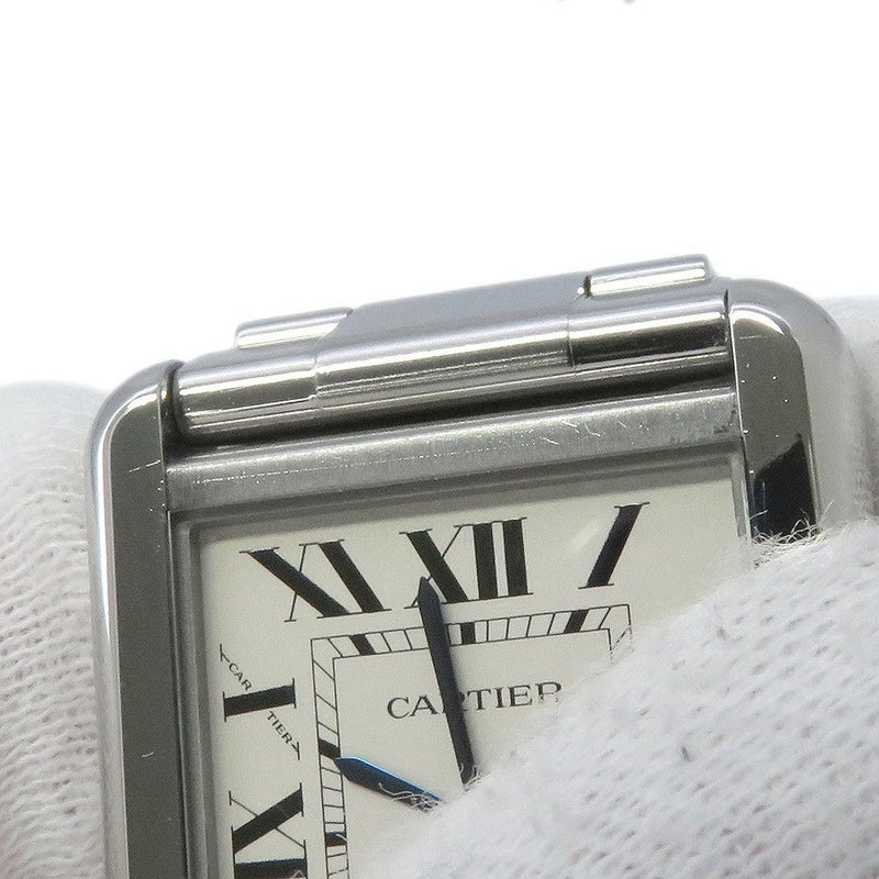 カルティエ タンクソロ SM W5200013 Cartier 腕時計 シルバー文字盤 クォーツ