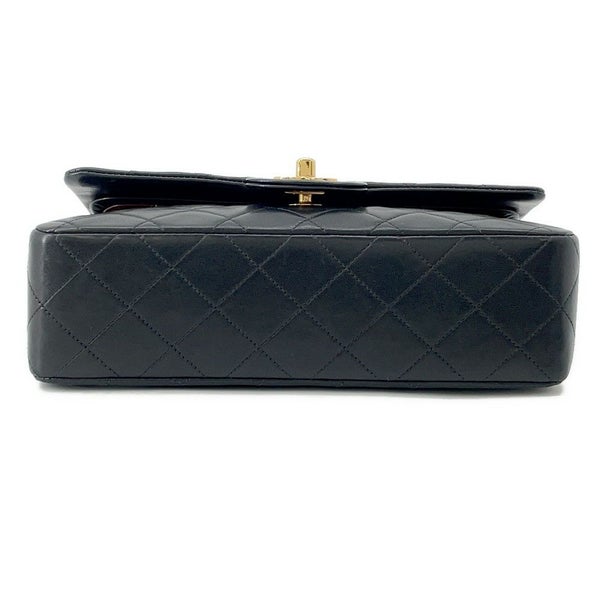 シャネル チェーンショルダーバッグ マトラッセ23 ココマーク ダブルチェーン ラムスキン A01113 CHANEL 黒