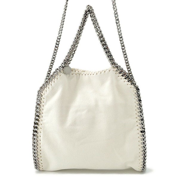 ステラマッカートニー チェーンショルダーバッグ ファラベラ ミニ トート 371223 Stella McCartney 2way 白