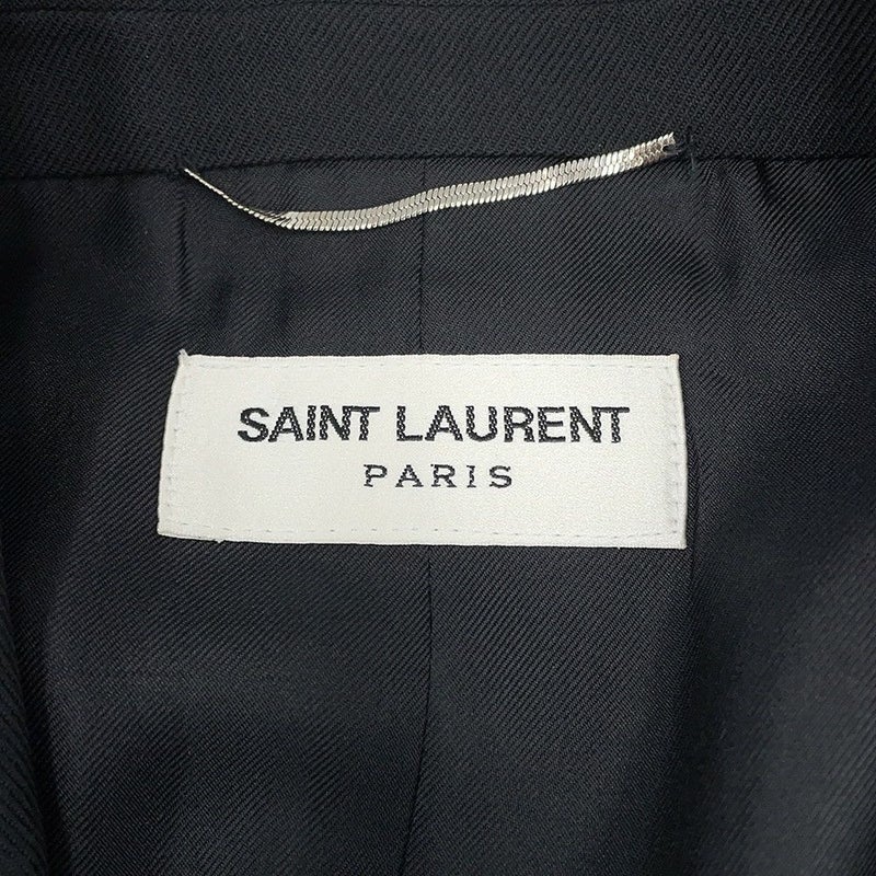 サンローランパリ ジャケット 2Bテーラード メンズサイズ44 507472 SAINT LAURENT PARIS 黒