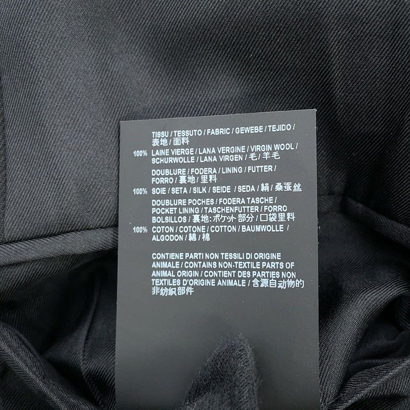 サンローランパリ ジャケット 2Bテーラード メンズサイズ44 507472 SAINT LAURENT PARIS 黒