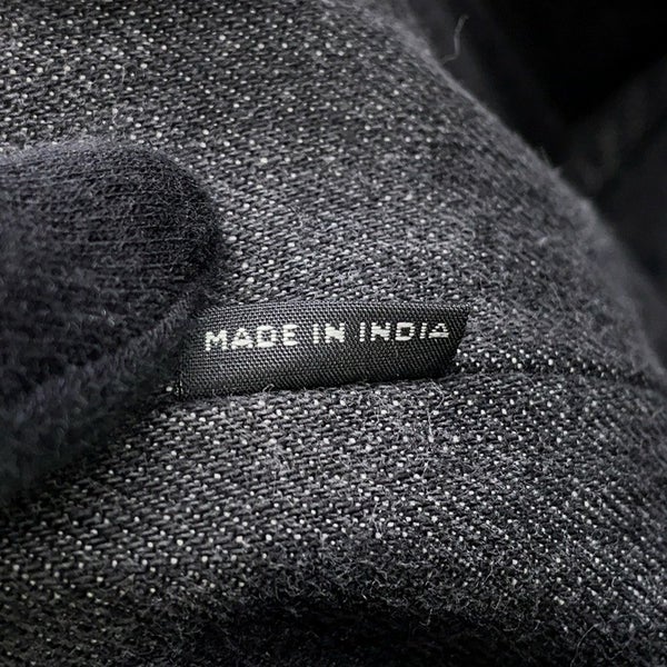 プラダ トートバッグ カナパ CANAPA デニム 1BG439 PRADA 2wayショルダーバッグ 黒