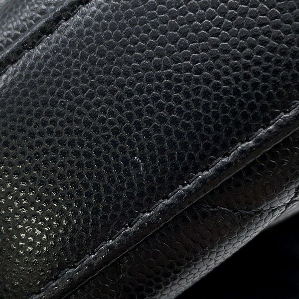 シャネル ハンドバッグ マトラッセ ココハンドル ミニミニ キャビアスキン AP4244 2wayチェーンショルダーバッグ 黒