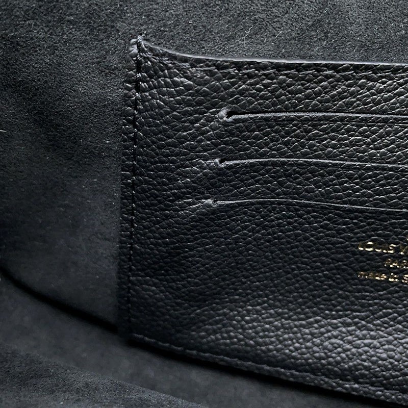 ルイヴィトン チェーンウォレット モノグラム・アンプラント ウォレット オン チェーン・アイビー M82154 2way 黒 ブラック