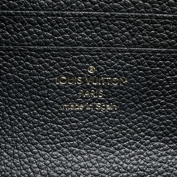 ルイヴィトン チェーンウォレット モノグラム・アンプラント ウォレット オン チェーン・アイビー M82154 2way 黒 ブラック