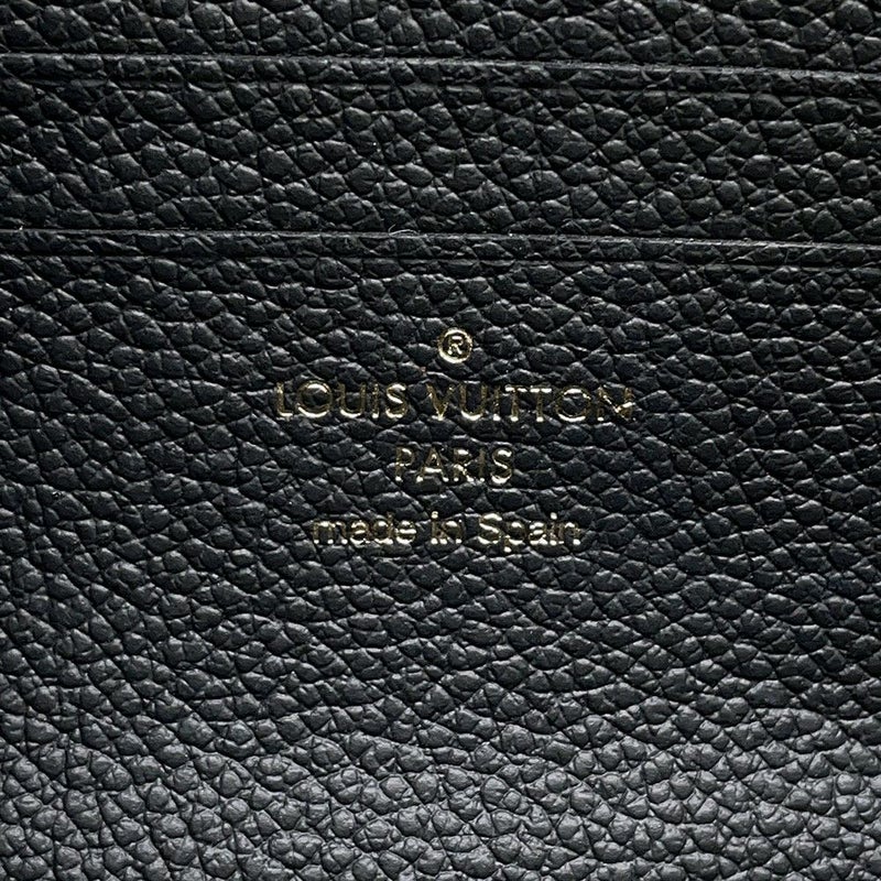 ルイヴィトン チェーンウォレット モノグラム・アンプラント ウォレット オン チェーン・アイビー M82154 2way 黒 ブラック