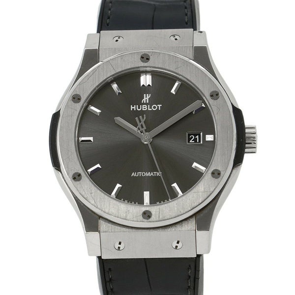 ウブロ クラシック・フュージョン チタニウム レーシンググレー 542.NX.7071.LR グレー文字盤