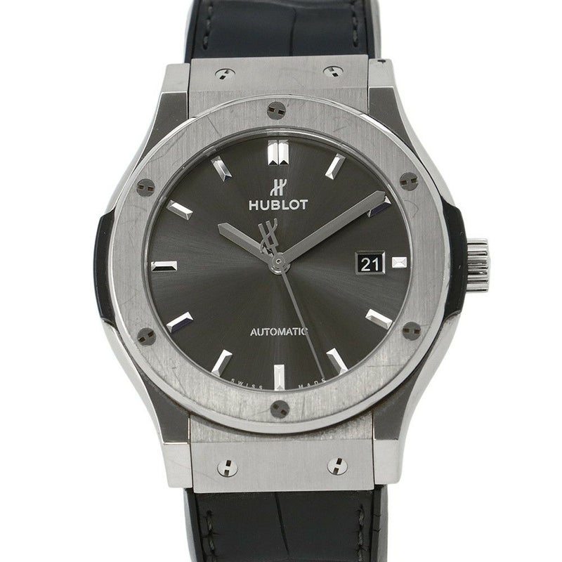 ウブロ クラシック・フュージョン チタニウム レーシンググレー 542.NX.7071.LR グレー文字盤