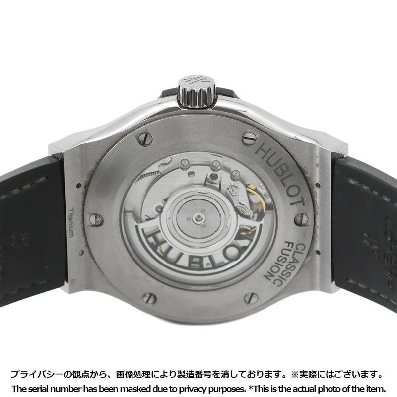ウブロ クラシック・フュージョン チタニウム レーシンググレー 542.NX.7071.LR グレー文字盤