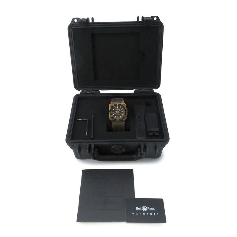 ベル＆ロス ダイバー グリーン ブロンズ 世界限定999本 Bell & Ross 腕時計 グリーン文字盤