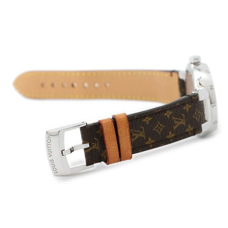ルイヴィトン タンブール Q1311 LOUIS VUITTON 腕時計 ブラウン文字盤