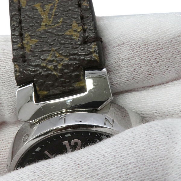 ルイヴィトン タンブール Q1311 LOUIS VUITTON 腕時計 ブラウン文字盤
