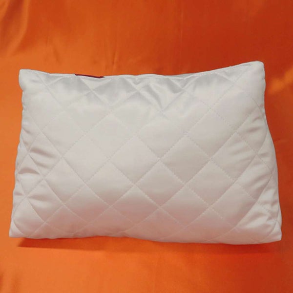 バッグクッション ケリー32 専用 まくら サテン ホワイト 型崩れ防止 保管用 ガーデンパーティー30 TPM 即納 オリジナル 新品 プレゼント ご褒美