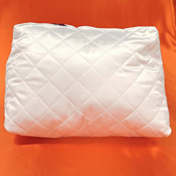 バッグクッション バーキン35 専用 まくら サテン ホワイト 型崩れ防止 保管用 ボリード35 バーキン40 新品 保存袋付き プレゼント