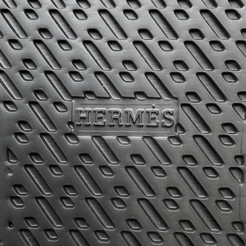 エルメス スニーカー ハッピー カーフレザー レディースサイズ38 HERMES 靴 黒