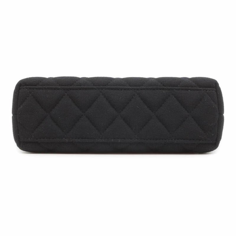 シャネル ハンドバッグ ミニ マトラッセ ココマーク ファブリック AS4416 CHANEL 2wayショルダーバッグ 黒