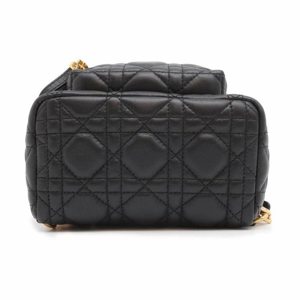 クリスチャン・ディオール リュック カナージュ ミニ M9222UNGF Christian Dior バッグ バックパック 黒