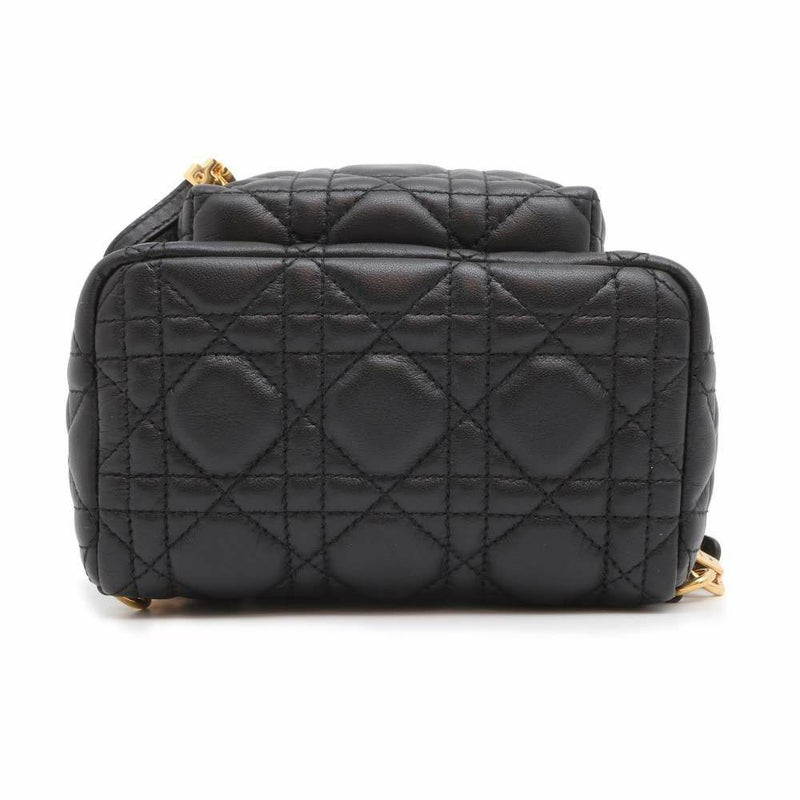 クリスチャン・ディオール リュック カナージュ ミニ M9222UNGF Christian Dior バッグ バックパック 黒