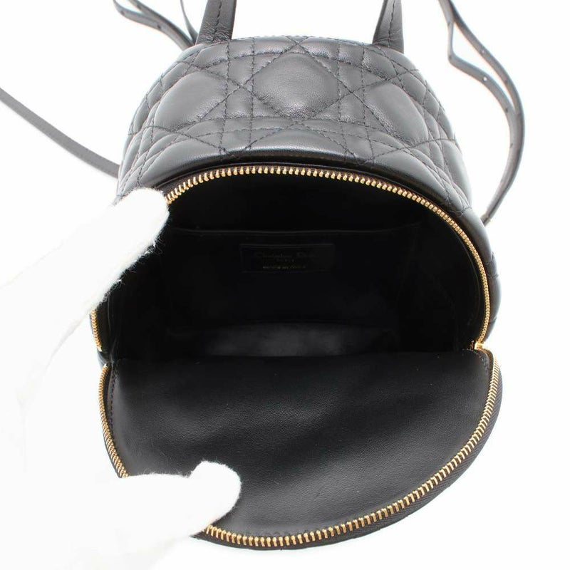 クリスチャン・ディオール リュック カナージュ ミニ M9222UNGF Christian Dior バッグ バックパック 黒