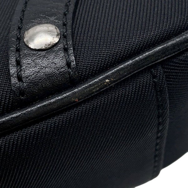 バーバリー ショルダーバッグ チェック キャンバス レザー BURBERRY バッグ 黒