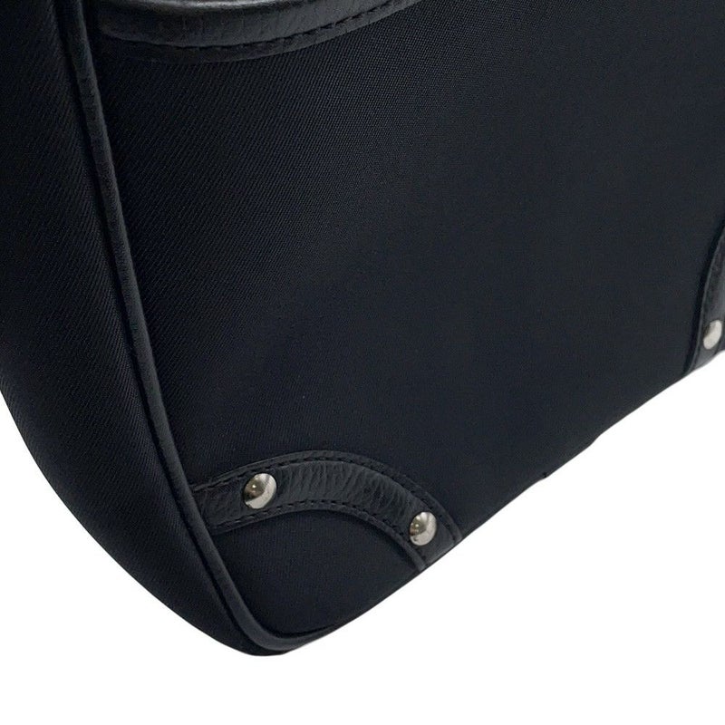 バーバリー ショルダーバッグ チェック キャンバス レザー BURBERRY バッグ 黒