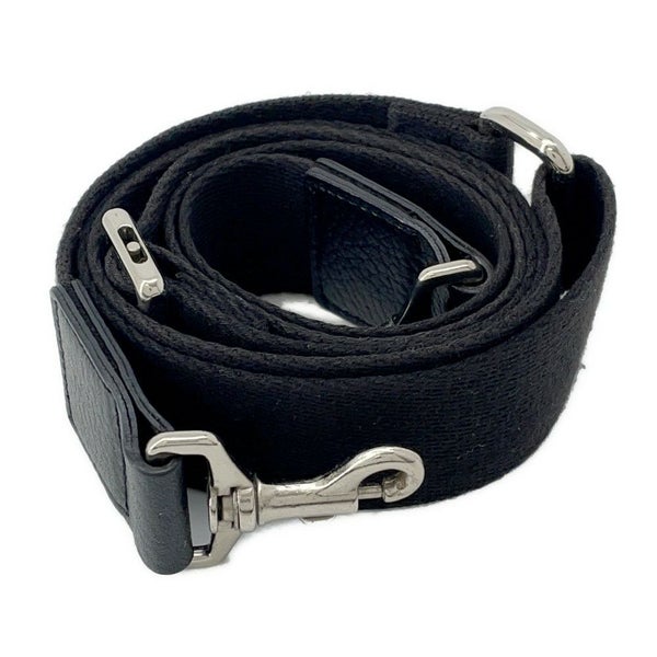 バーバリー ショルダーバッグ チェック キャンバス レザー BURBERRY バッグ 黒