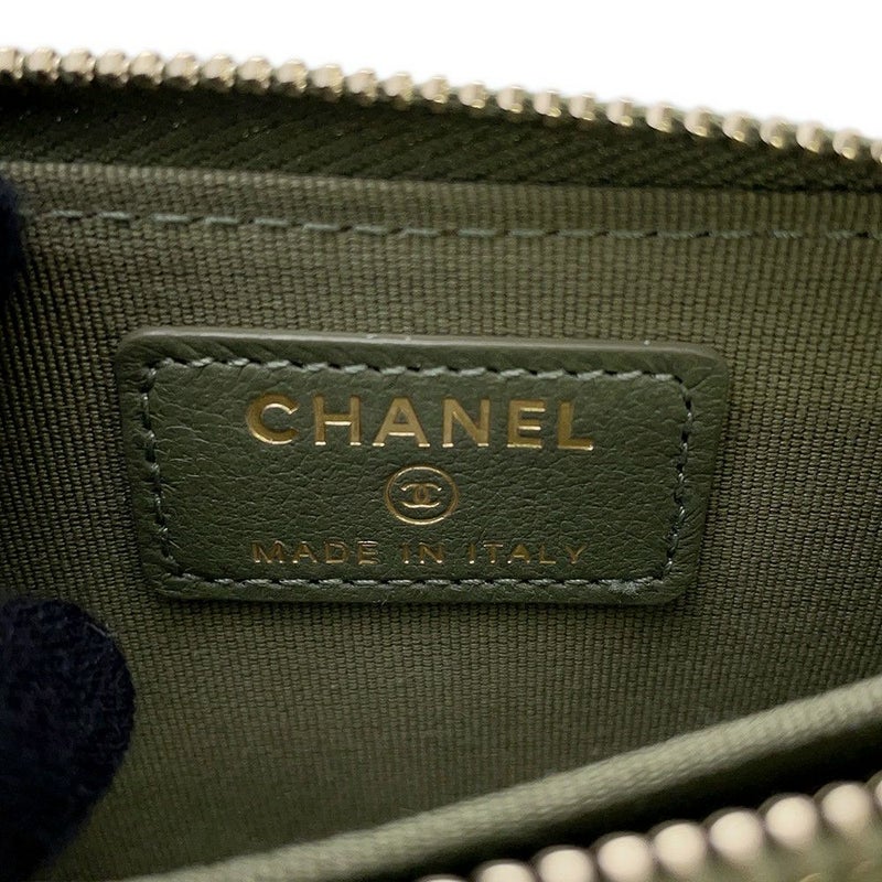シャネル コインケース マトラッセ ココマーク ラムスキン AP0216 CHANEL 財布