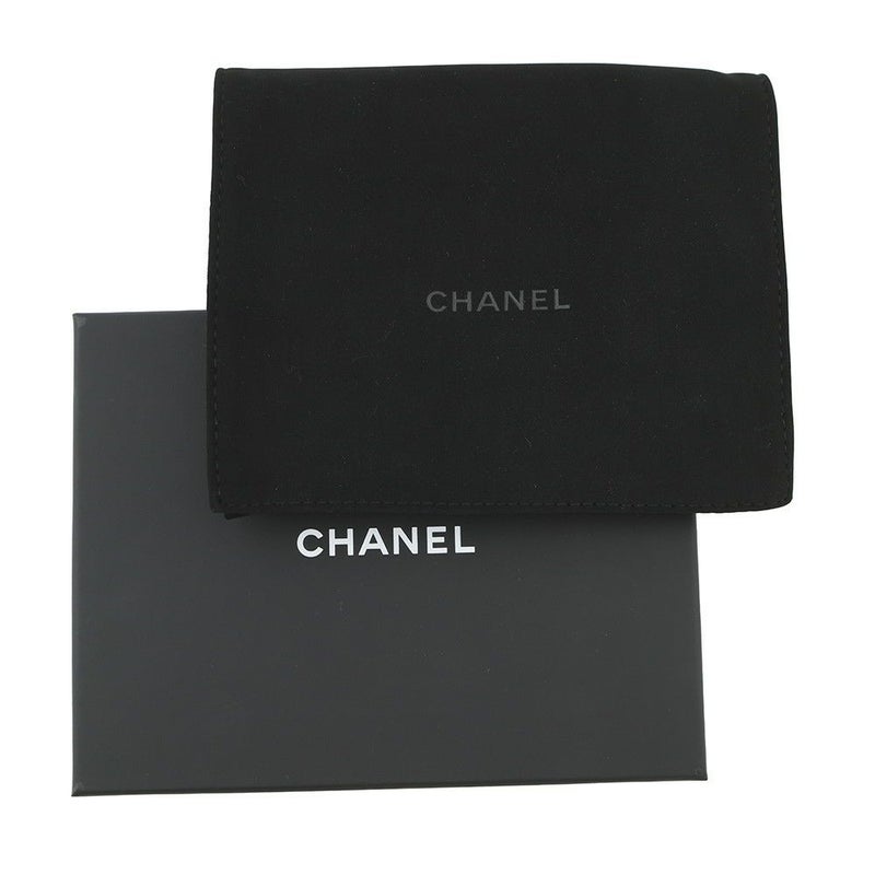 シャネル コインケース マトラッセ ココマーク キャビアスキン AP3179 フラグメント カードケース 黒