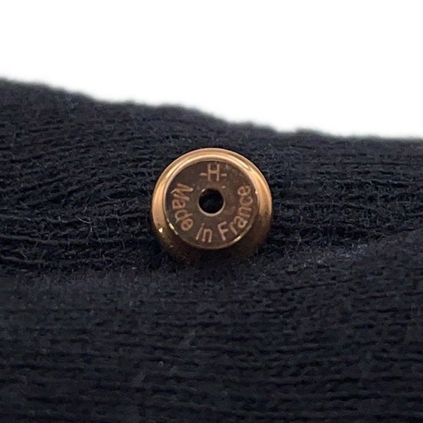 エルメス ピアス ミニ・ポップアッシュ マロングラッセ/ピンクゴールド金具 Hモチーフ HERMES Pop H ポップH