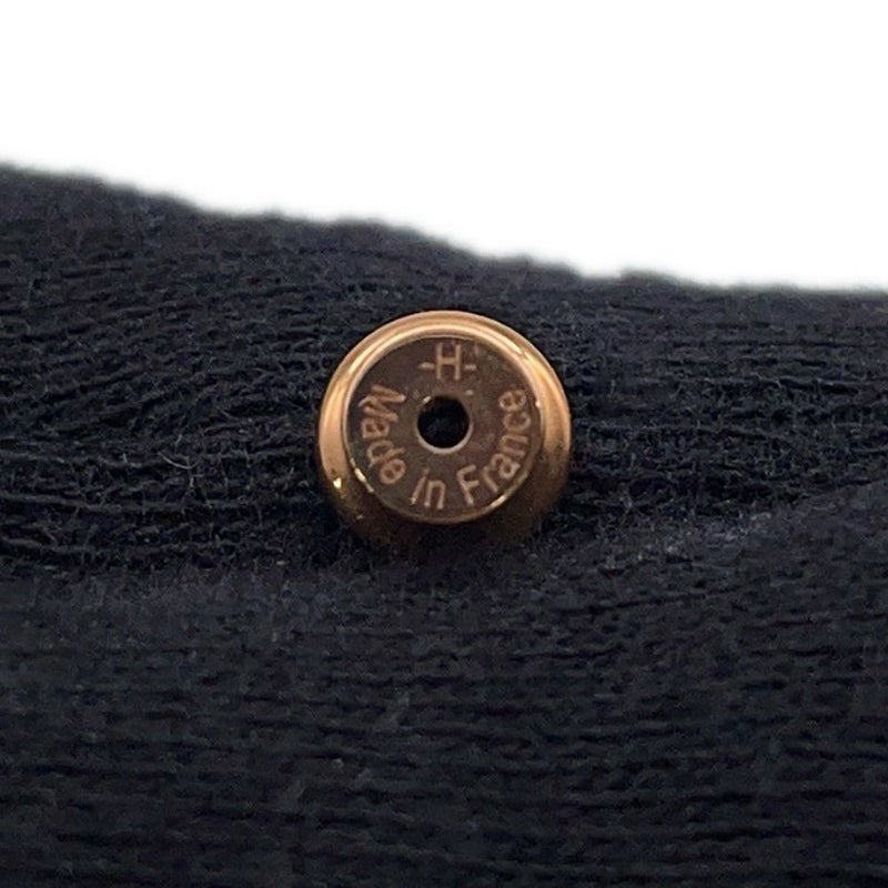 エルメス ピアス ミニ・ポップアッシュ マロングラッセ/ピンクゴールド金具 Hモチーフ HERMES Pop H ポップH