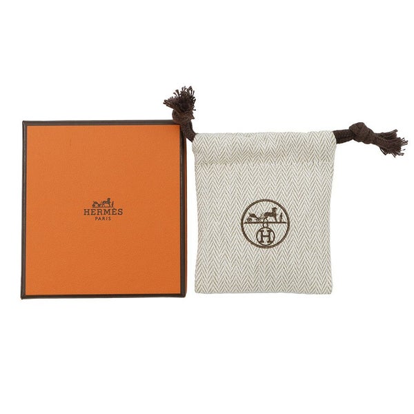 エルメス ピアス ミニ・ポップアッシュ マロングラッセ/ピンクゴールド金具 Hモチーフ HERMES Pop H ポップH