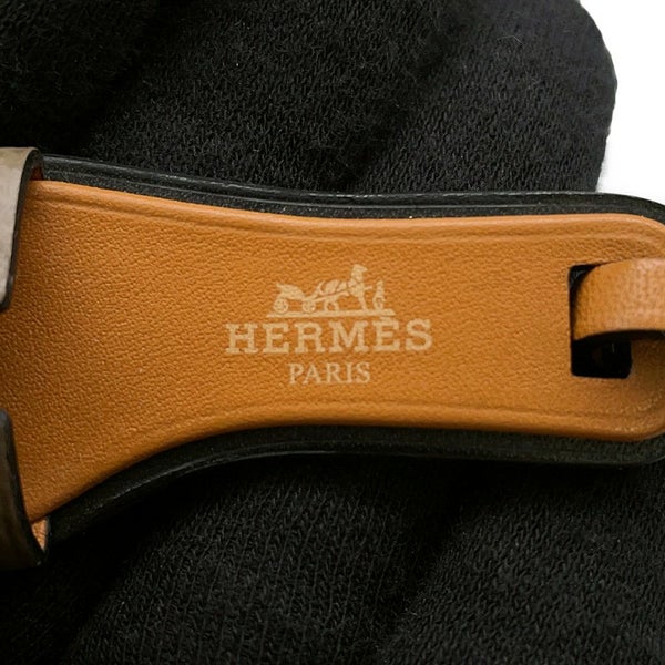 エルメス バッグチャーム オラン・ナノ エトゥープ/ナチュラルサブレ/ブラック エプソン HERMES チャーム