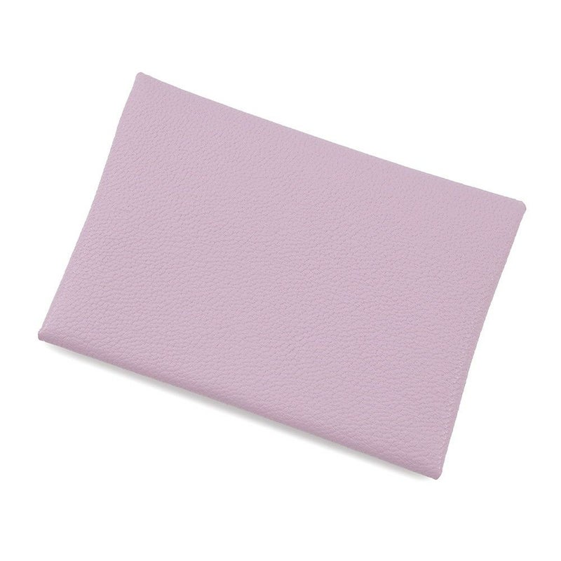 エルメス コインケース カルヴィ デュオ モーヴシルベストル/シルバー金具 シェブルミゾル U刻印 財布 シェーブル