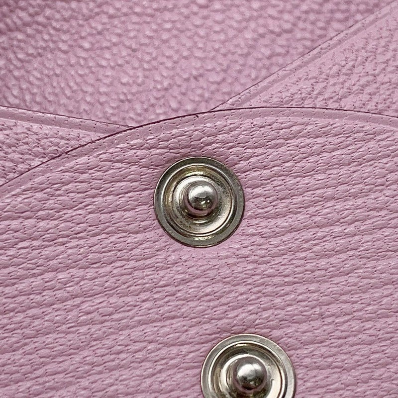 エルメス コインケース カルヴィ デュオ モーヴシルベストル/シルバー金具 シェブルミゾル U刻印 財布 シェーブル